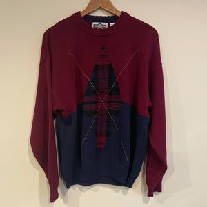 Vintage Gulf Traders Argyle Sweater